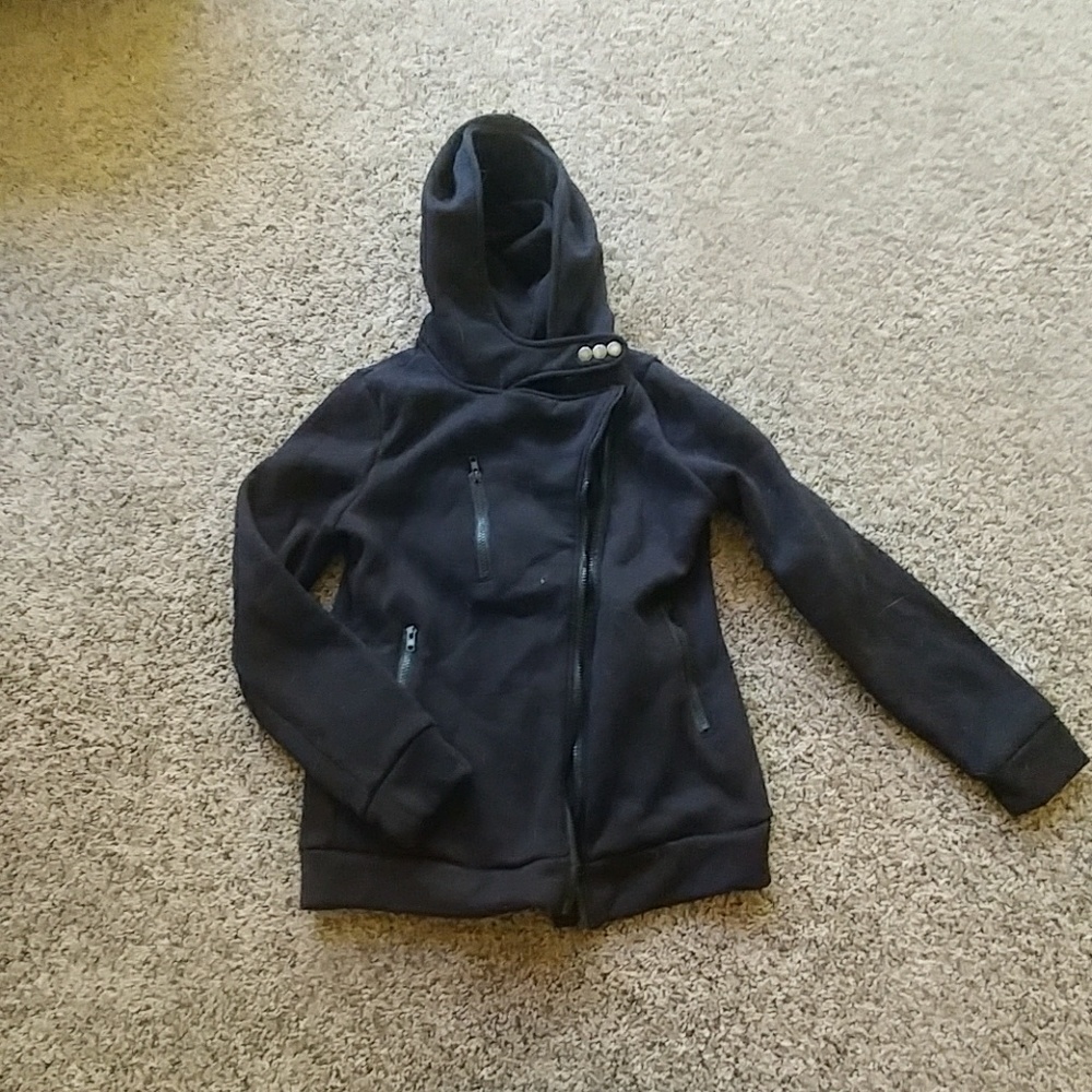 Super cute side zip hoodie